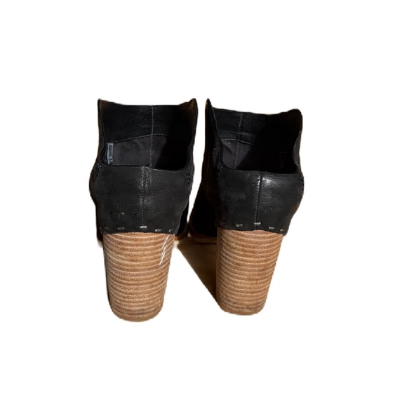 Dolce Vita Noa Peep Toe block heel bootie black 7.5 - Picture 6 of 10